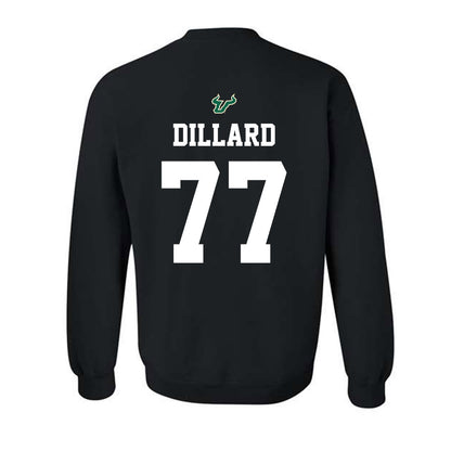 USF - NCAA Football : Major Dillard - Back in Black Shersey Crewneck Sweatshirt-1