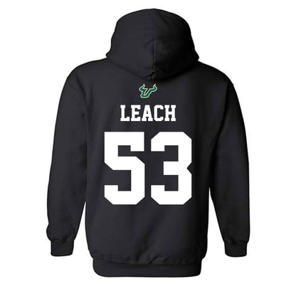 USF - NCAA Football : Gavin Leach - Back in Black Shersey Hooded Sweatshirt-1