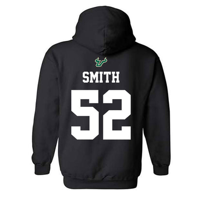 USF - NCAA Football : Christian Smith - Back in Black Shersey Hooded Sweatshirt-1