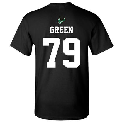 USF - NCAA Football : Ethan Green - Back in Black Shersey T-Shirt-1