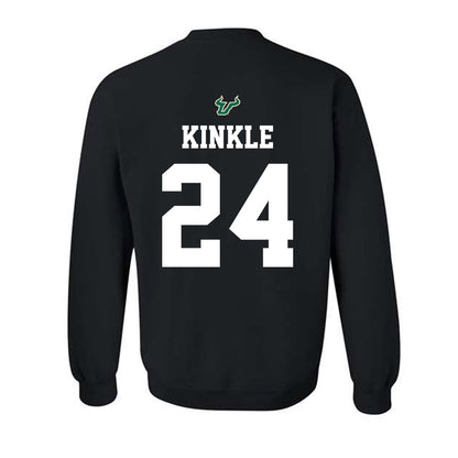 USF - NCAA Football : Tray Kinkle - Back in Black Shersey Crewneck Sweatshirt-1