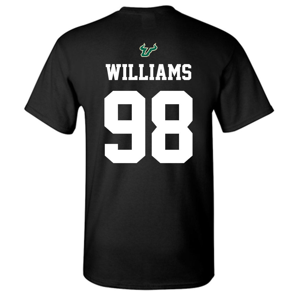 USF - NCAA Football : Marcus Williams - Back in Black Shersey T-Shirt-1