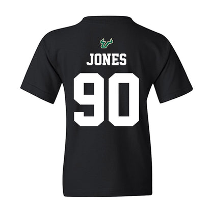 USF - NCAA Football : Terrell Jones - Back in Black Shersey Youth T-Shirt-1