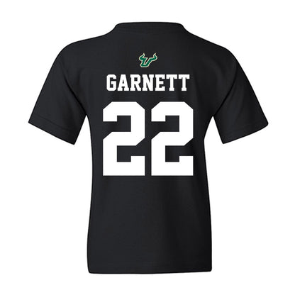 USF - NCAA Football : Chase Garnett - Back in Black Shersey Youth T-Shirt-1