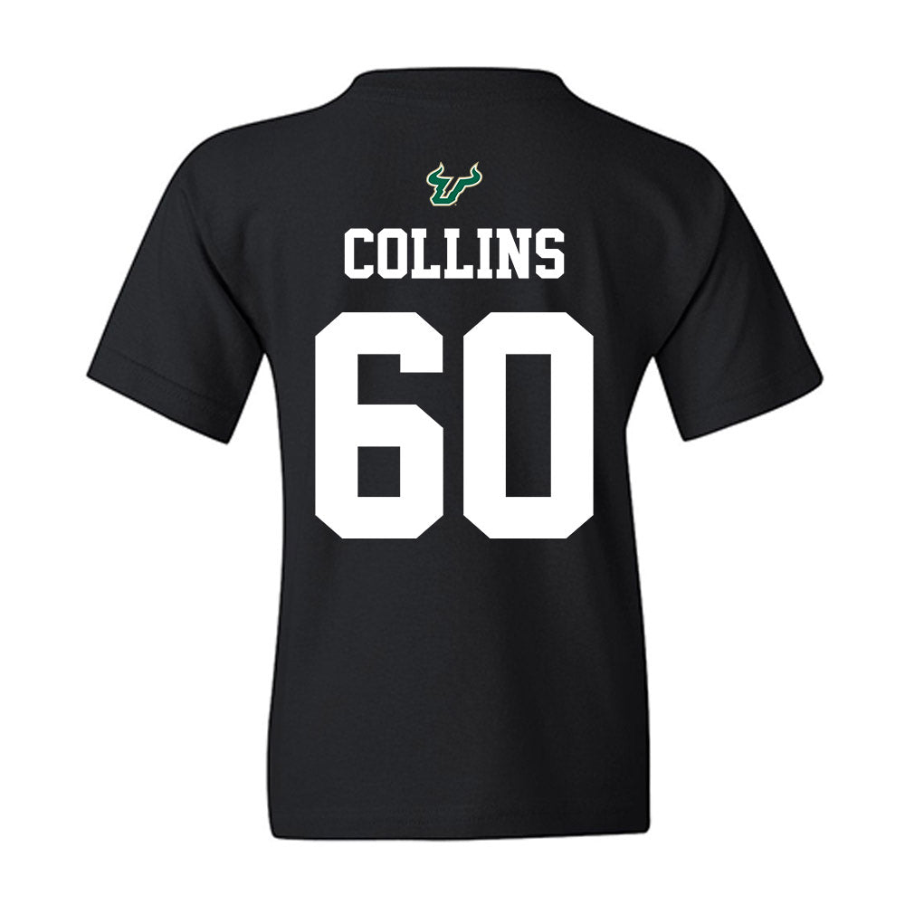 USF - NCAA Football : Khalil Collins - Back in Black Shersey Youth T-Shirt-1