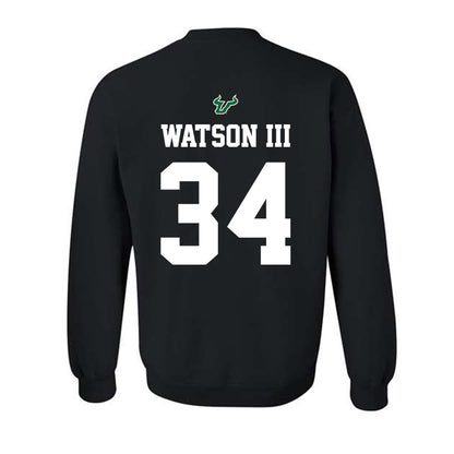 USF - NCAA Football : Rico Watson III - Back in Black Shersey Crewneck Sweatshirt-1