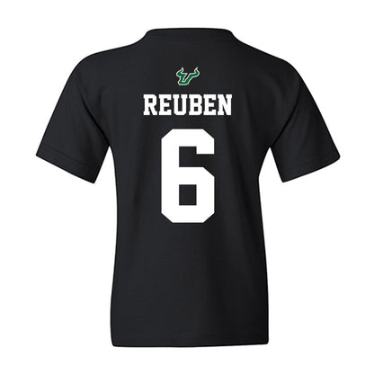 USF - NCAA Football : Mudia Reuben - Back in Black Shersey Youth T-Shirt-1