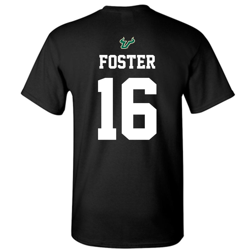 USF - NCAA Football : Teddy Foster - Back in Black Shersey T-Shirt-1