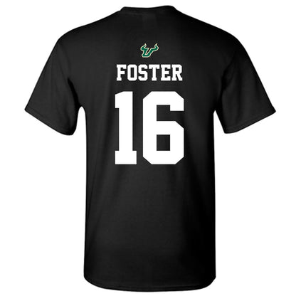 USF - NCAA Football : Teddy Foster - Back in Black Shersey T-Shirt-1