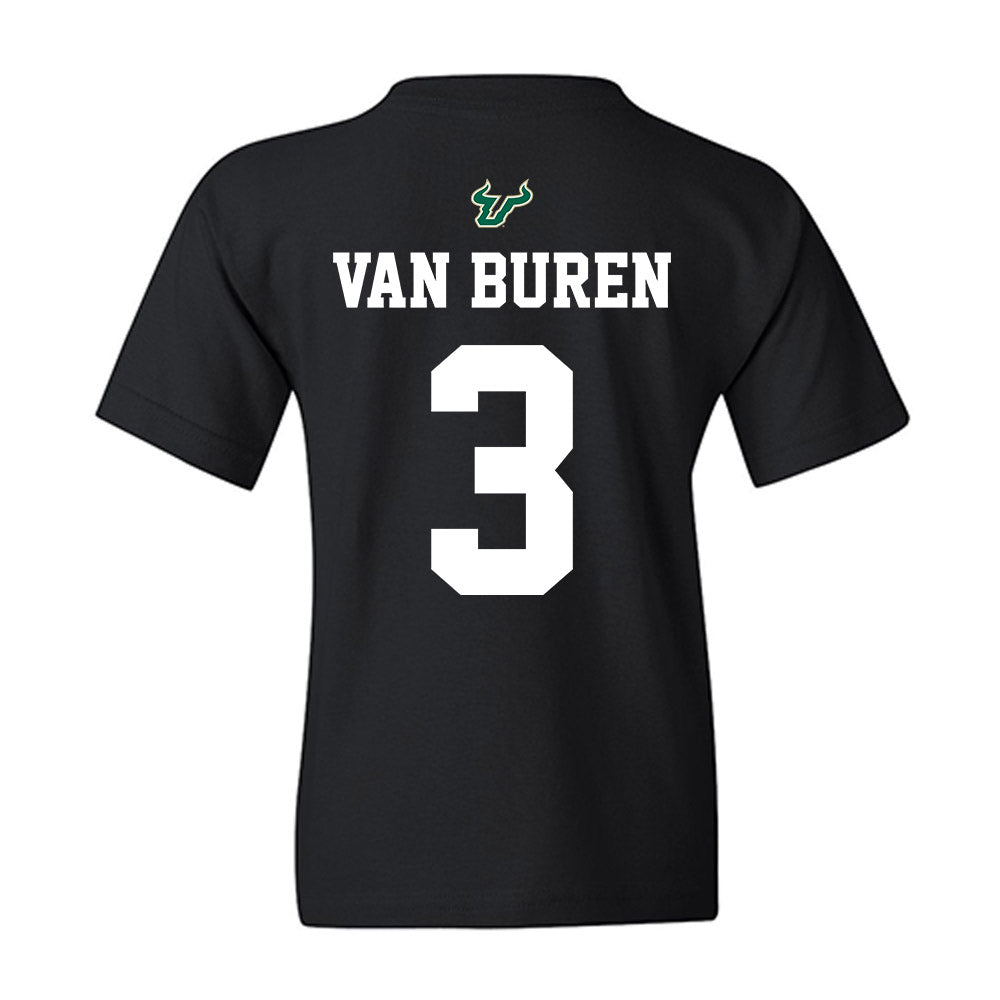 USF - NCAA Football : Michael Van Buren - Back in Black Shersey Youth T-Shirt-1