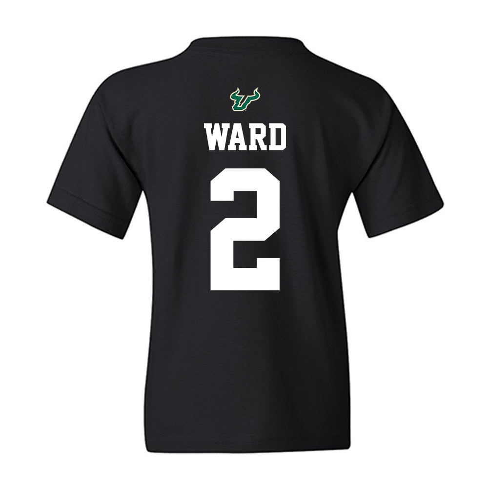 USF - NCAA Football : Tavin Ward - Back in Black Shersey Youth T-Shirt-1