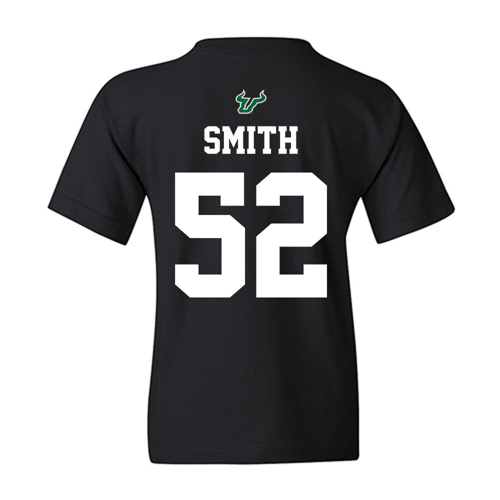 USF - NCAA Football : Christian Smith - Back in Black Shersey Youth T-Shirt-1