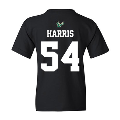 USF - NCAA Football : Caleb Harris - Back in Black Shersey Youth T-Shirt-1