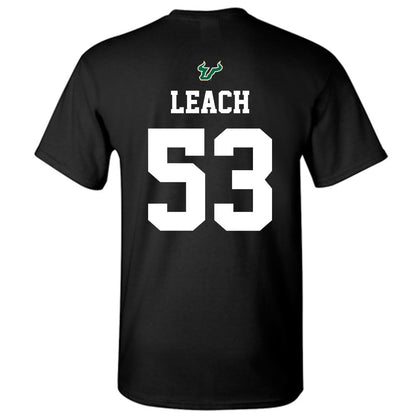 USF - NCAA Football : Gavin Leach - Back in Black Shersey T-Shirt-1