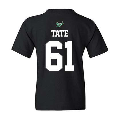 USF - NCAA Football : Julius Tate - Back in Black Shersey Youth T-Shirt-1