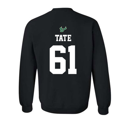 USF - NCAA Football : Julius Tate - Back in Black Shersey Crewneck Sweatshirt-1