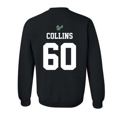 USF - NCAA Football : Khalil Collins - Back in Black Shersey Crewneck Sweatshirt-1