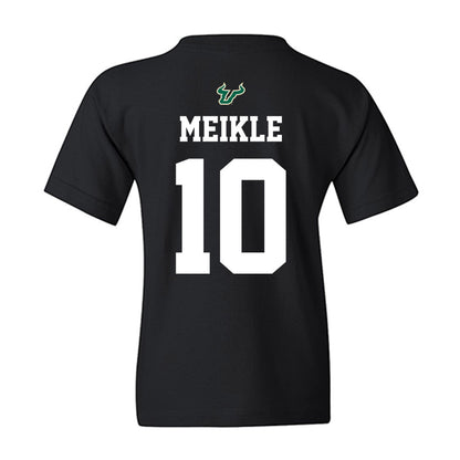 USF - NCAA Football : Shamar Meikle - Back in Black Shersey Youth T-Shirt-1