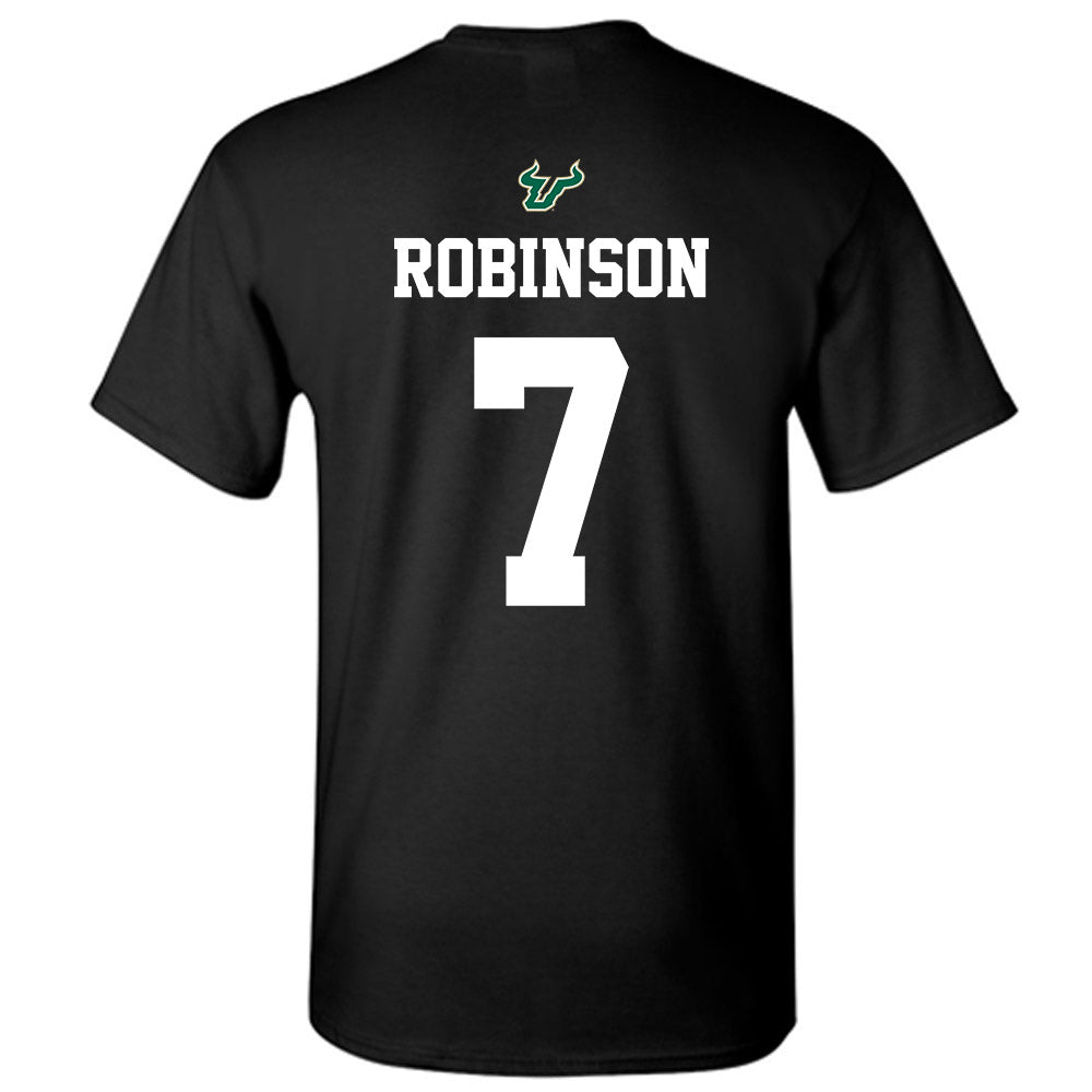 USF - NCAA Football : Sam Robinson - Back in Black Shersey T-Shirt-1
