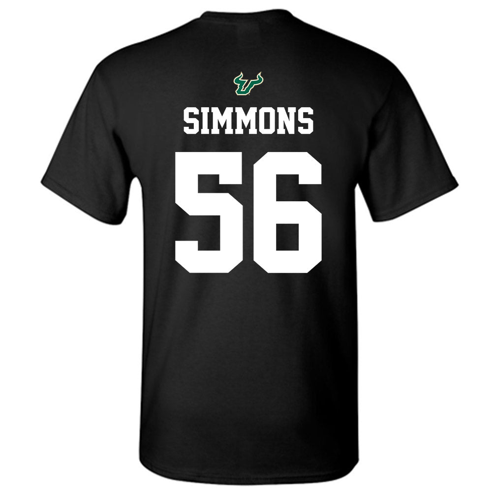 USF - NCAA Football : Terry Simmons - Back in Black Shersey T-Shirt-1