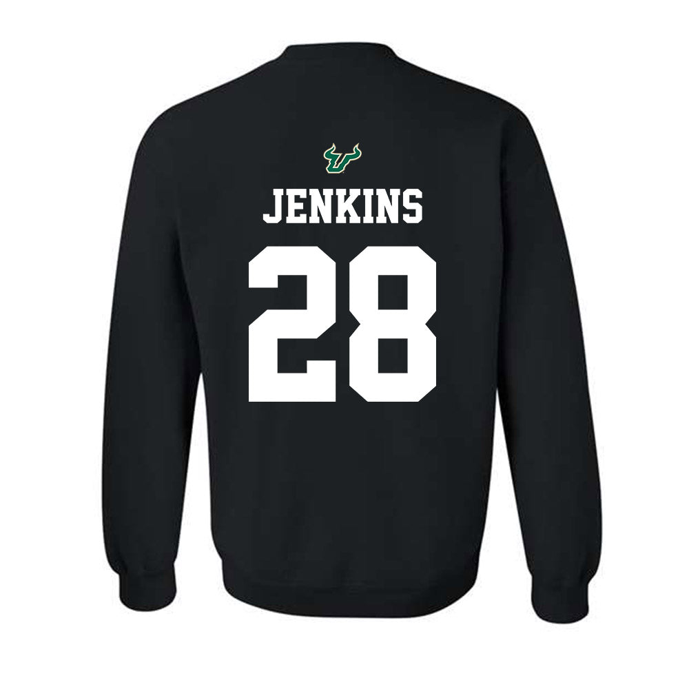 USF - NCAA Football : Ryan Jenkins - Back in Black Shersey Crewneck Sweatshirt-1
