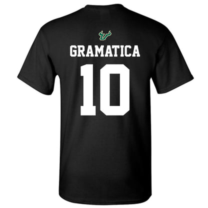 USF - NCAA Football : Gaston Gramatica - Back in Black Shersey T-Shirt-1