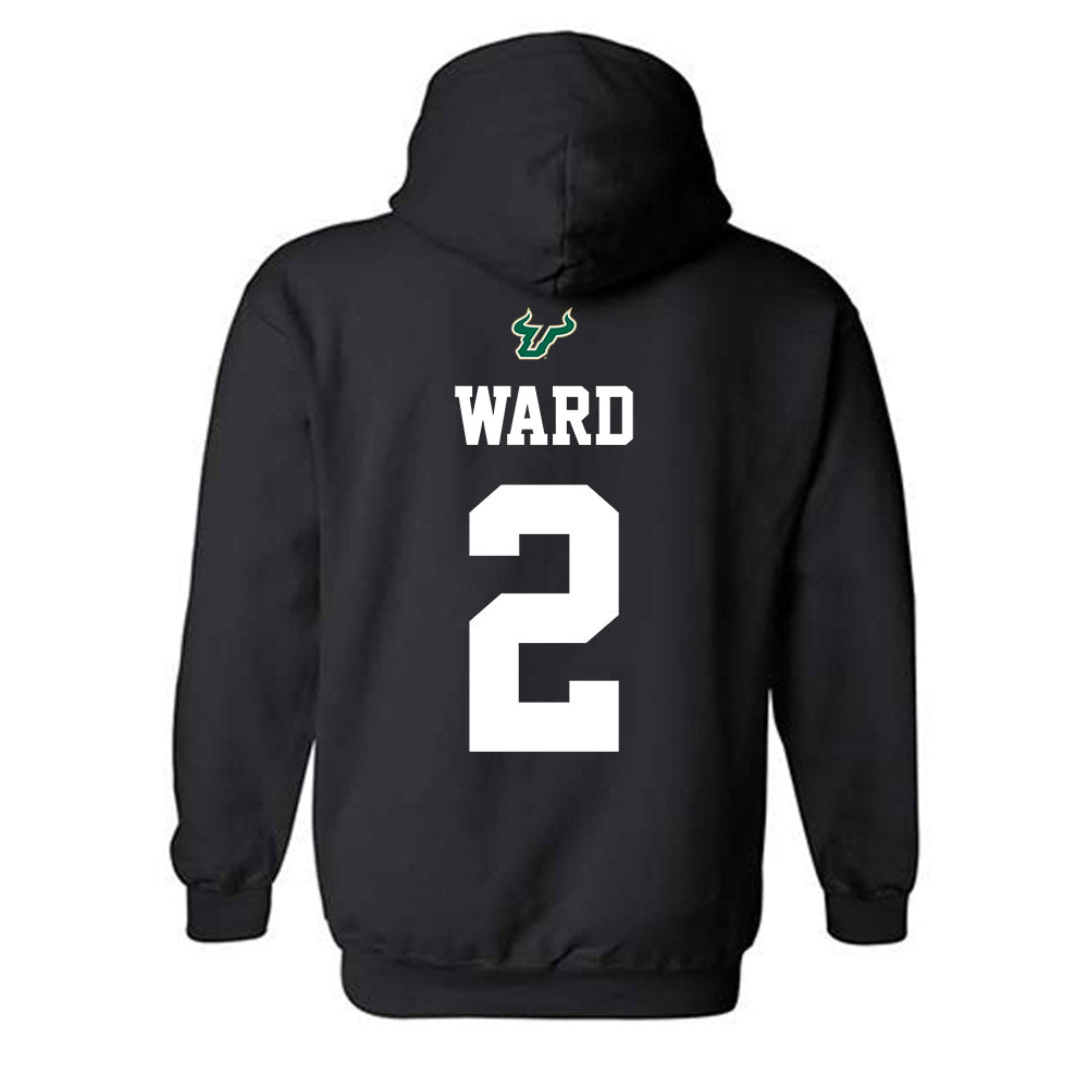 USF - NCAA Football : Tavin Ward - Back in Black Shersey Hooded Sweatshirt-1