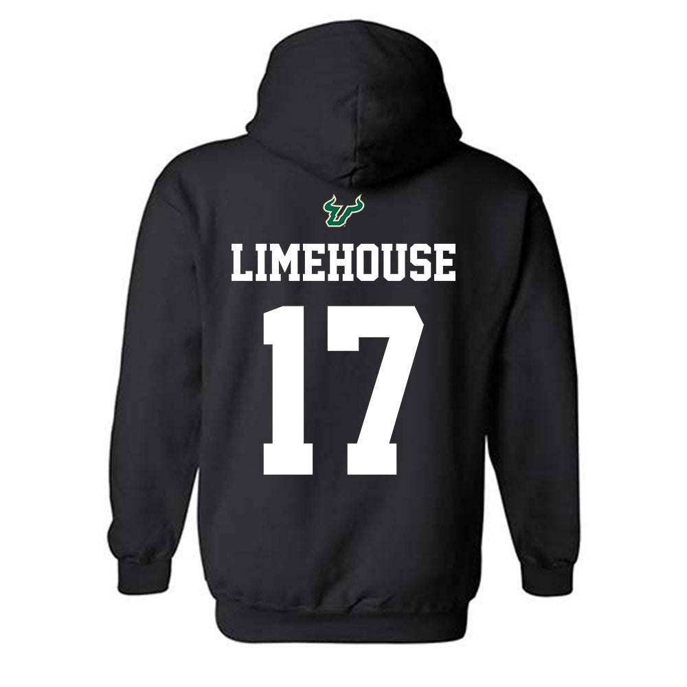 USF - NCAA Football : Masiyah Limehouse - Back in Black Shersey Hooded Sweatshirt-1