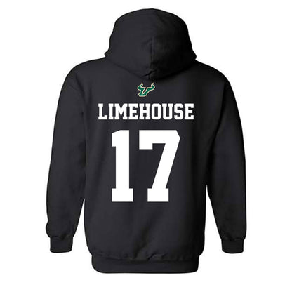 USF - NCAA Football : Masiyah Limehouse - Back in Black Shersey Hooded Sweatshirt-1