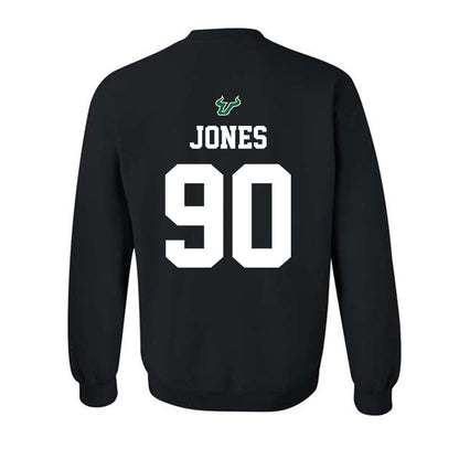 USF - NCAA Football : Terrell Jones - Back in Black Shersey Crewneck Sweatshirt-1