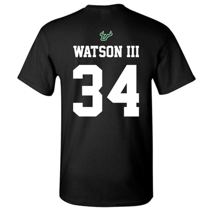 USF - NCAA Football : Rico Watson III - Back in Black Shersey T-Shirt-1