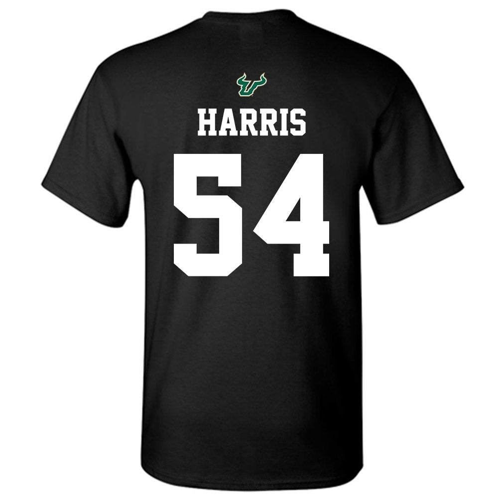 USF - NCAA Football : Caleb Harris - Back in Black Shersey T-Shirt-1