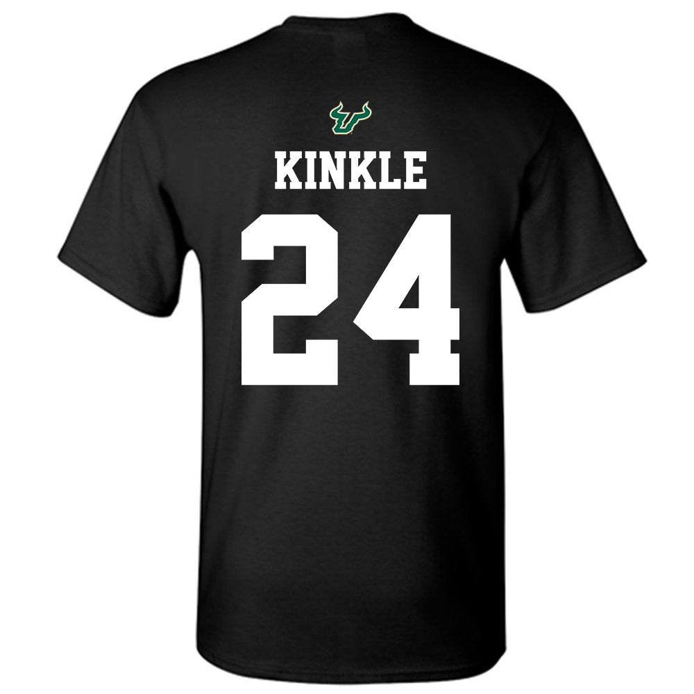 USF - NCAA Football : Tray Kinkle - Back in Black Shersey T-Shirt-1