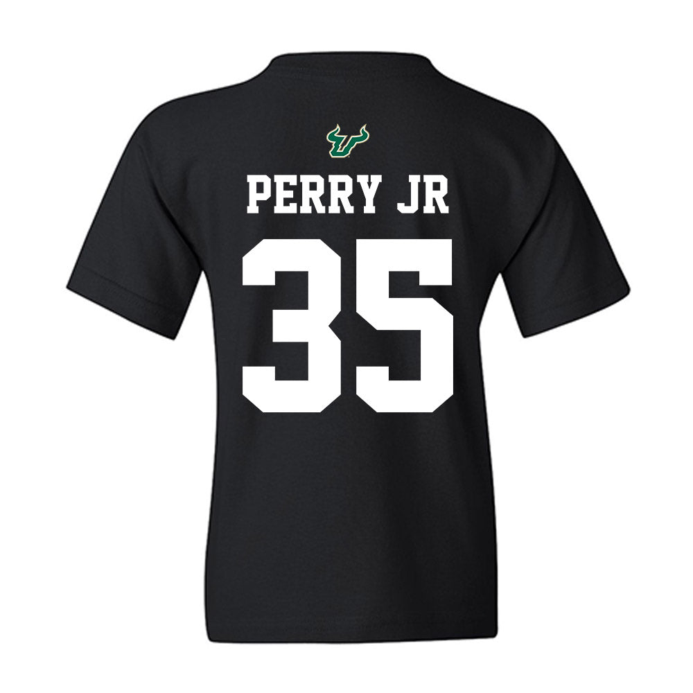 USF - NCAA Football : Herlin Perry Jr - Back in Black Shersey Youth T-Shirt-1