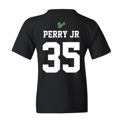 USF - NCAA Football : Herlin Perry Jr - Back in Black Shersey Youth T-Shirt-1