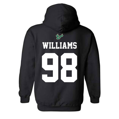 USF - NCAA Football : Marcus Williams - Back in Black Shersey Hooded Sweatshirt-1