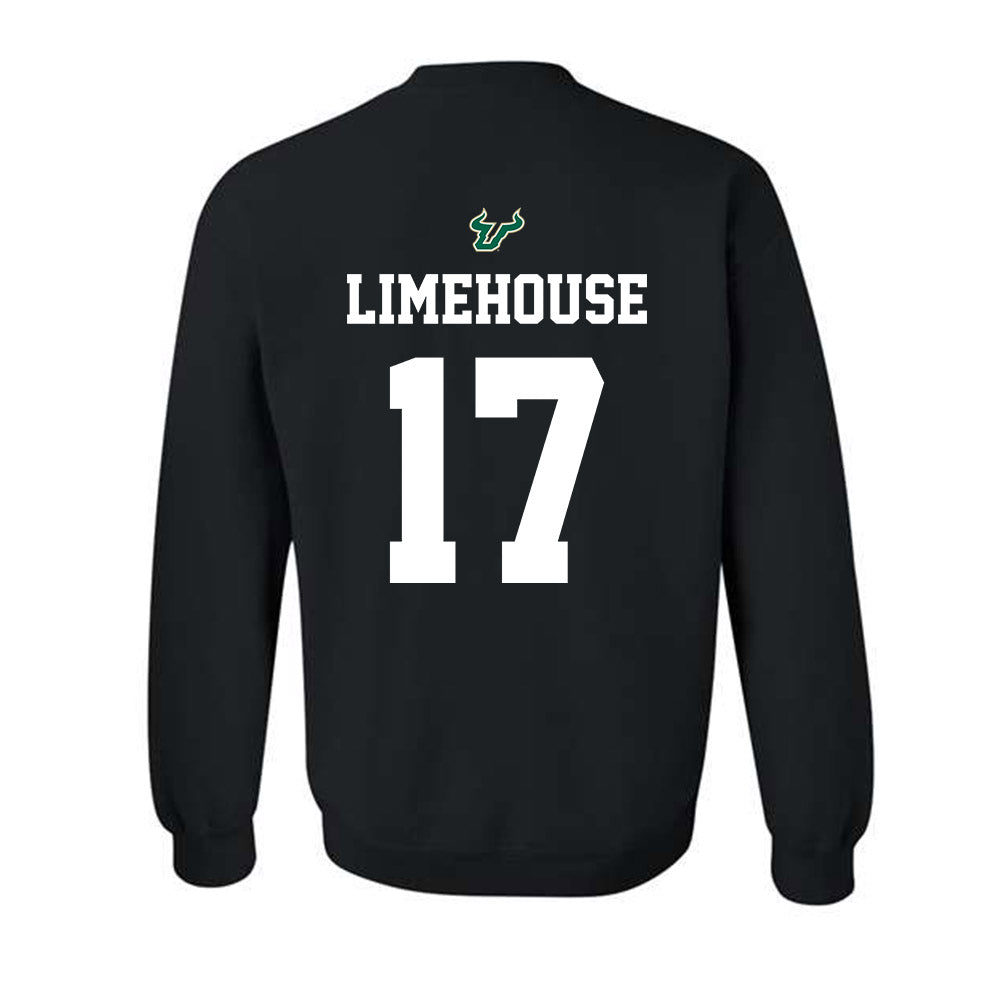 USF - NCAA Football : Masiyah Limehouse - Back in Black Shersey Crewneck Sweatshirt-1