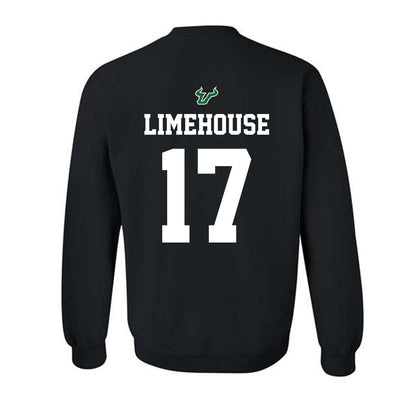 USF - NCAA Football : Masiyah Limehouse - Back in Black Shersey Crewneck Sweatshirt-1