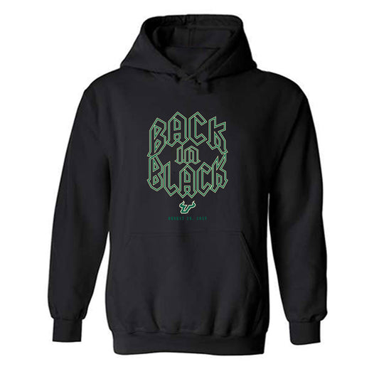 USF - NCAA Football : Levi Smiley - Back in Black Shersey Hooded Sweatshirt-0