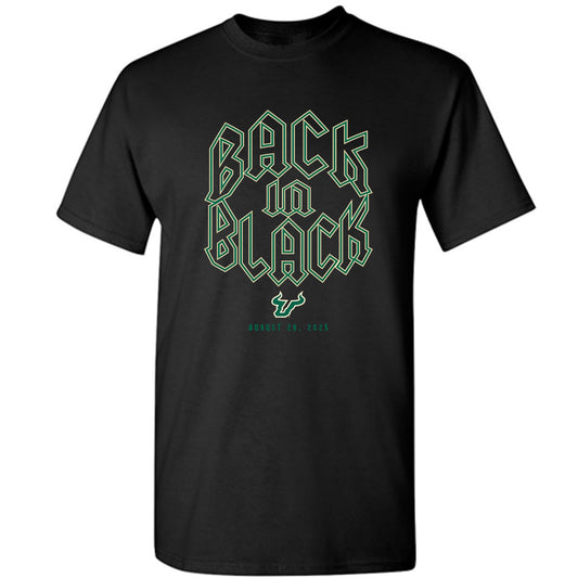 USF - NCAA Football : Levi Smiley - Back in Black Shersey T-Shirt-0