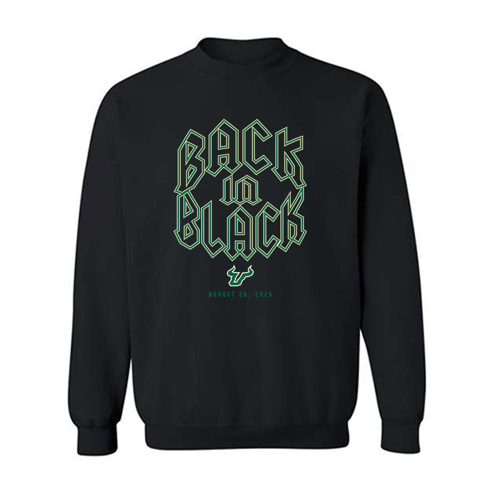 USF - NCAA Football : Arkese Parks - Back in Black Shersey Crewneck Sweatshirt-0