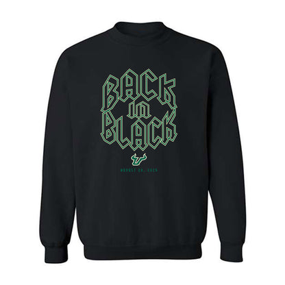 USF - NCAA Football : Arkese Parks - Back in Black Shersey Crewneck Sweatshirt-0