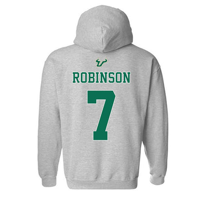 USF - NCAA Football : Sam Robinson - Bay Day Shersey Hooded Sweatshirt-1