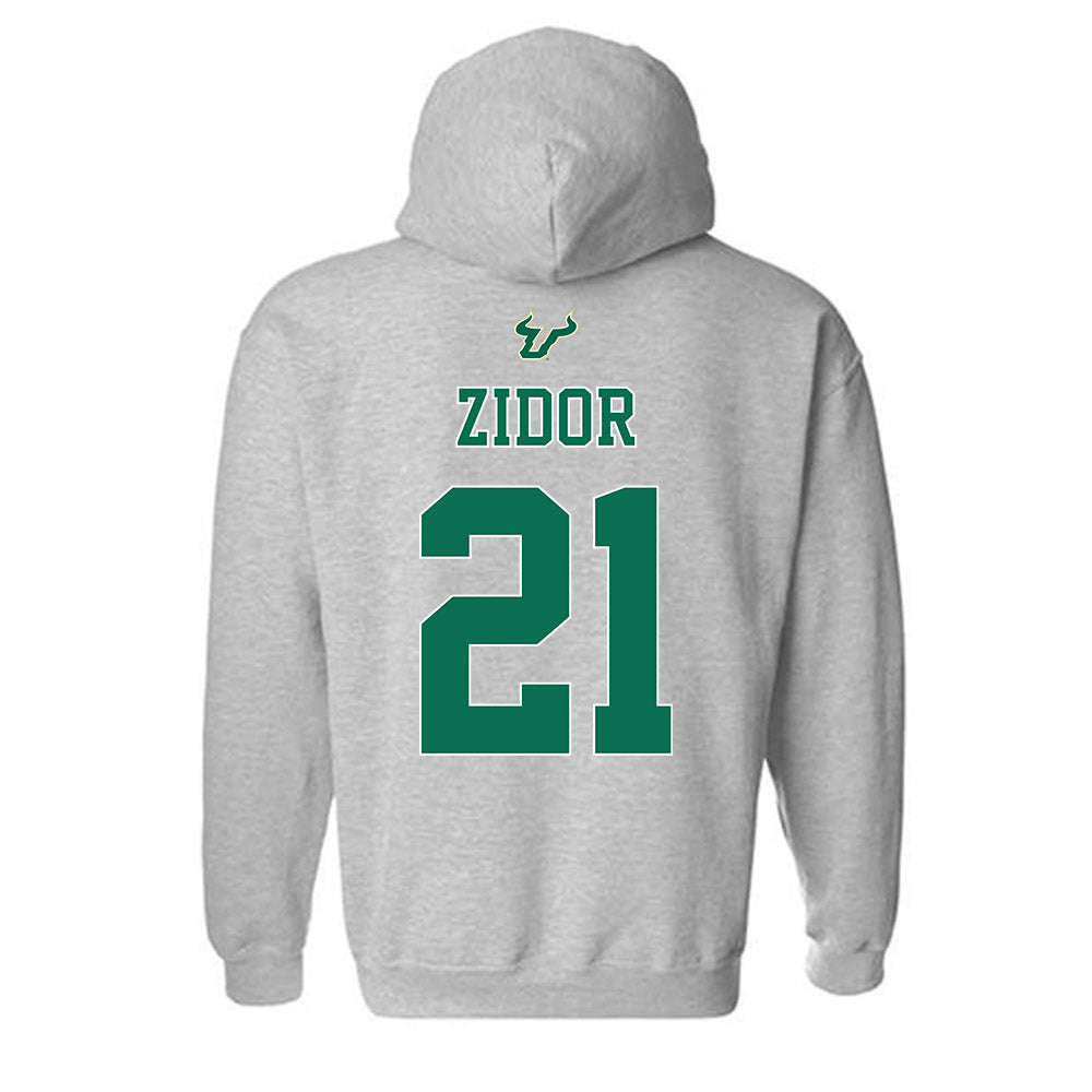 USF - NCAA Football : Victor Zidor - Bay Day Shersey Hooded Sweatshirt-1