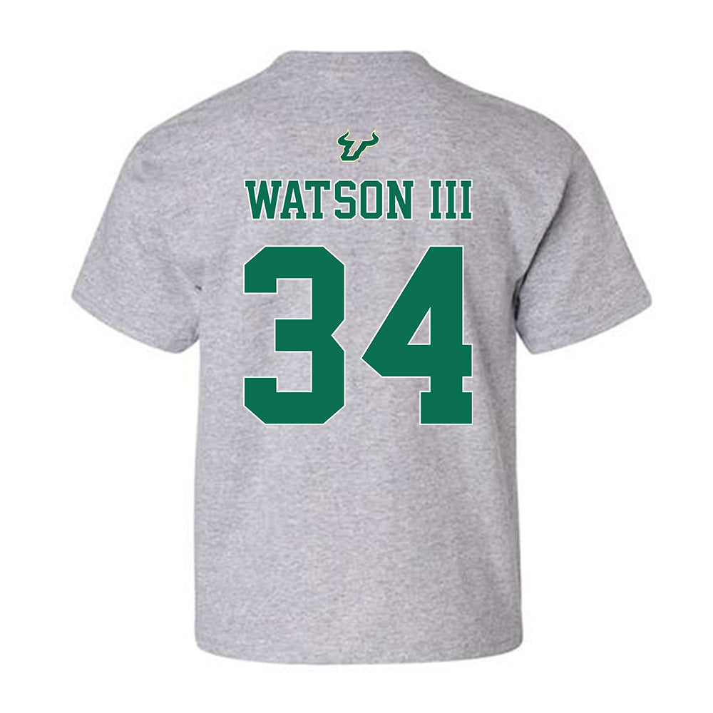USF - NCAA Football : Rico Watson III - Bay Day Shersey Youth T-Shirt-1