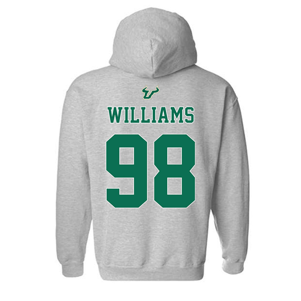 USF - NCAA Football : Marcus Williams - Bay Day Shersey Hooded Sweatshirt-1