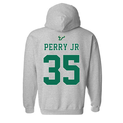 USF - NCAA Football : Herlin Perry Jr - Bay Day Shersey Hooded Sweatshirt-1