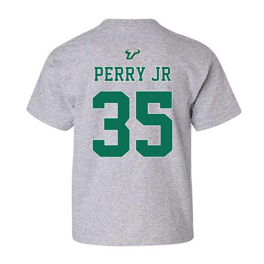 USF - NCAA Football : Herlin Perry Jr - Bay Day Shersey Youth T-Shirt-1
