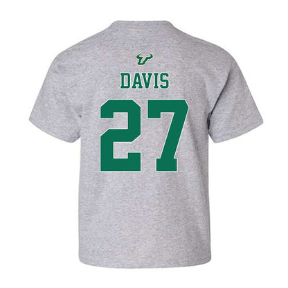 USF - NCAA Football : Jayden Davis - Bay Day Shersey Youth T-Shirt-1
