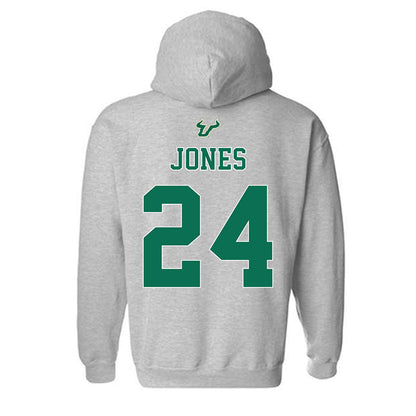 USF - NCAA Football : Amari Jones - Bay Day Shersey Hooded Sweatshirt-1
